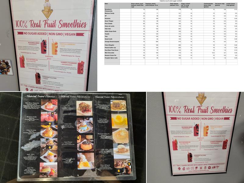 32° Degrees Below Fla Menu