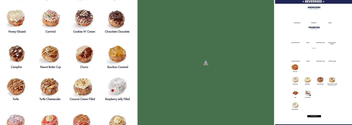 Parlor Doughnuts Menu