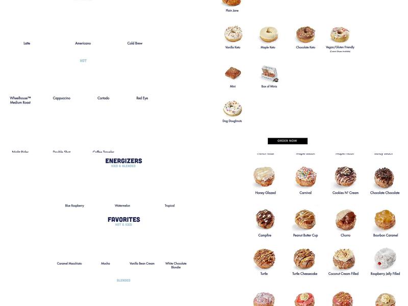 Parlor Doughnuts Menu
