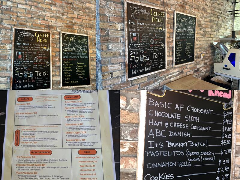 Flour & Weirdoughs Menu