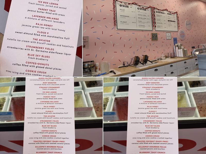 Mayday Ice Cream Beach Blvd Menu