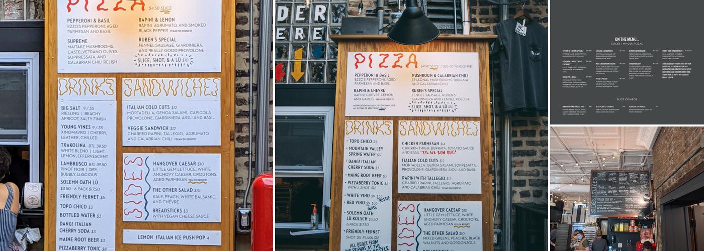 Pizza Friendly Pizza Menu