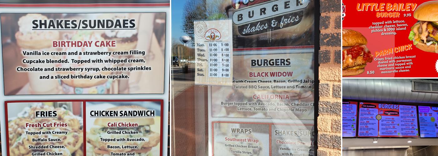 Twisted Burger Round Lake Menu