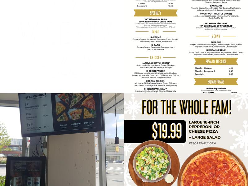 Wiseguy Pizza Menu