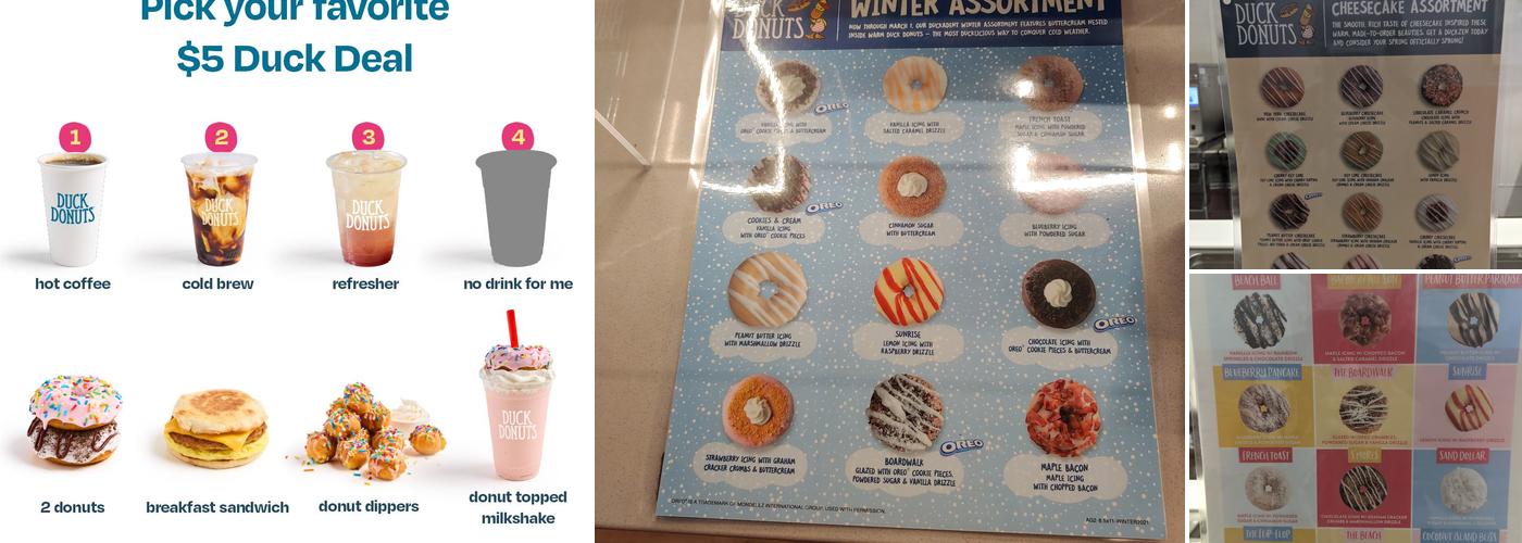 Duck Donuts Menu