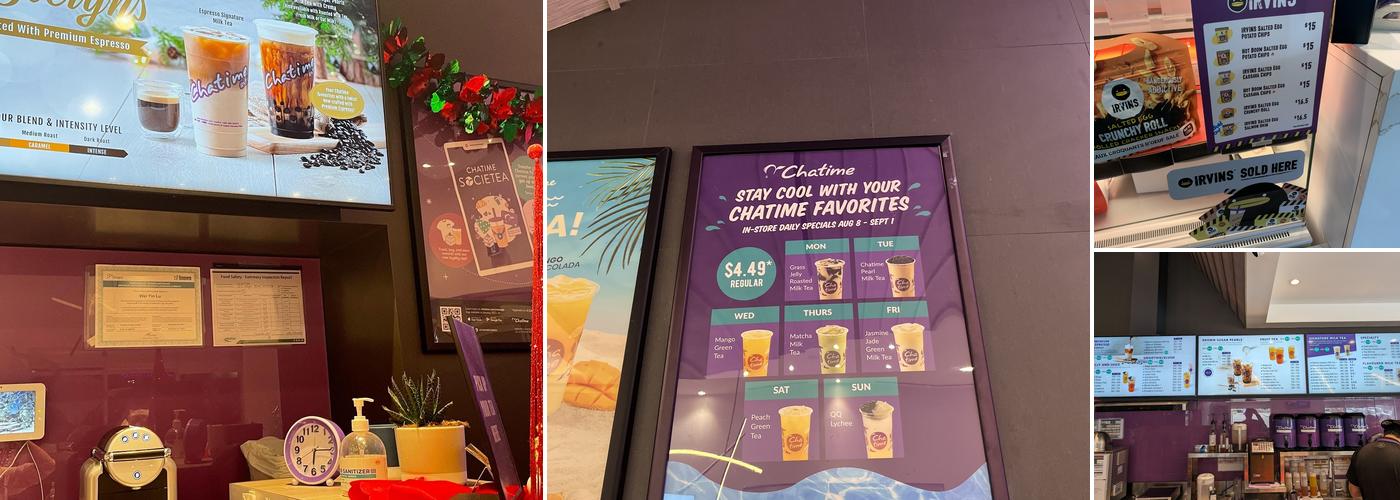 Chatime Menu
