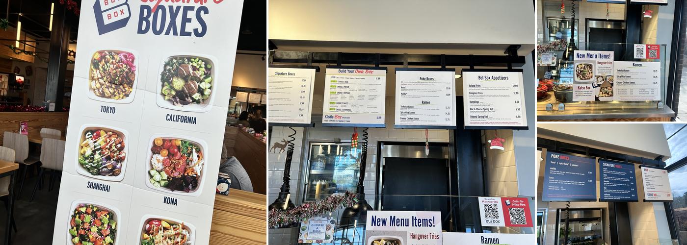 bul box Menu