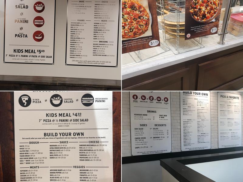 Your Pie Pizza Menu