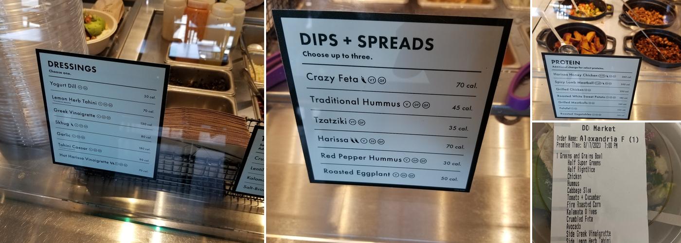 CAVA Menu