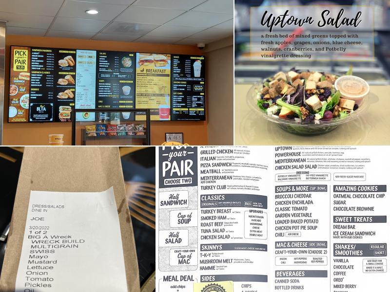 Potbelly Menu