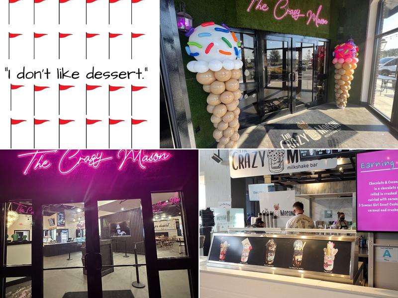 The Crazy Mason Milkshake Bar 2461 Coastal Grand Cir, Myrtle Beach