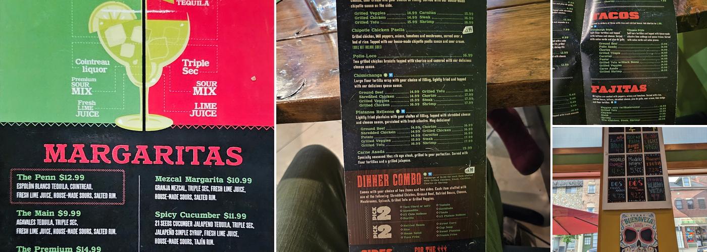 El Sabor Menu