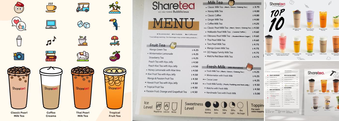 SHARETEA OKC Menu