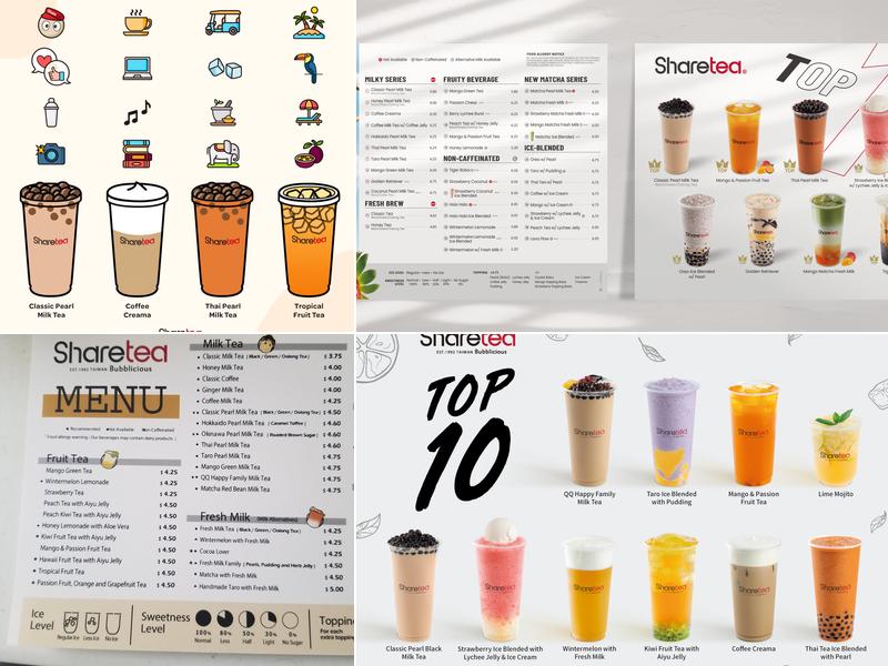 SHARETEA OKC Menu