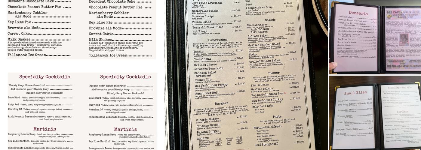 Toast & Jam Menu
