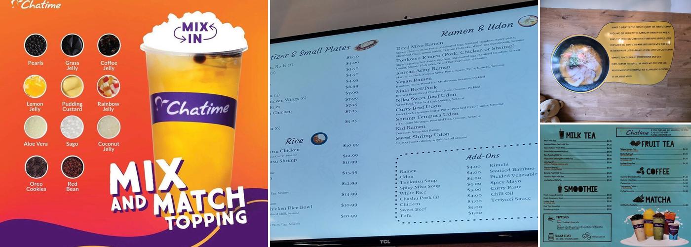 Funtime Sushi & Ramen & Tea Bar Menu