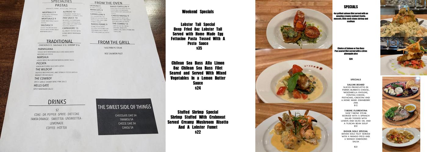Al’s Italian Kitchen and Bar Menu