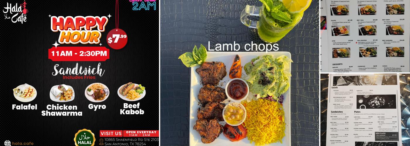 Hala Cafe Menu