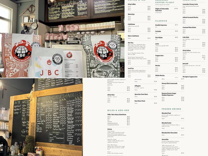 Twisted Grounds Menu