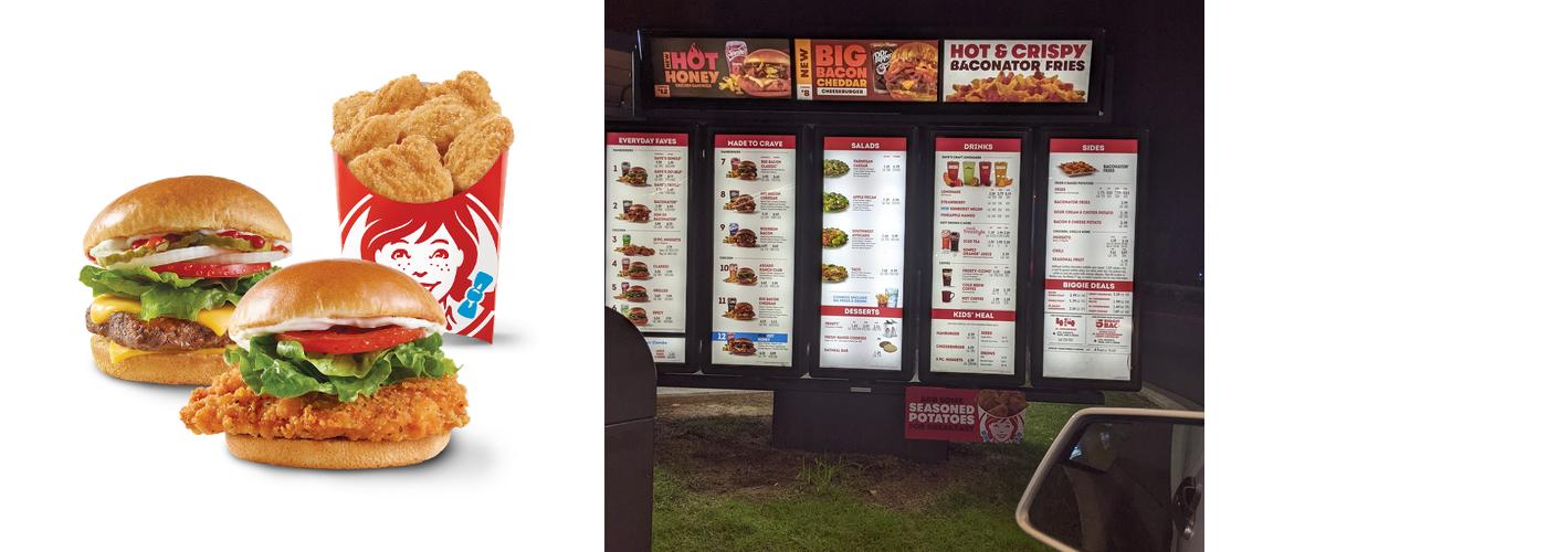 Wendy's Menu