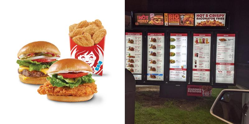 Wendy's Menu