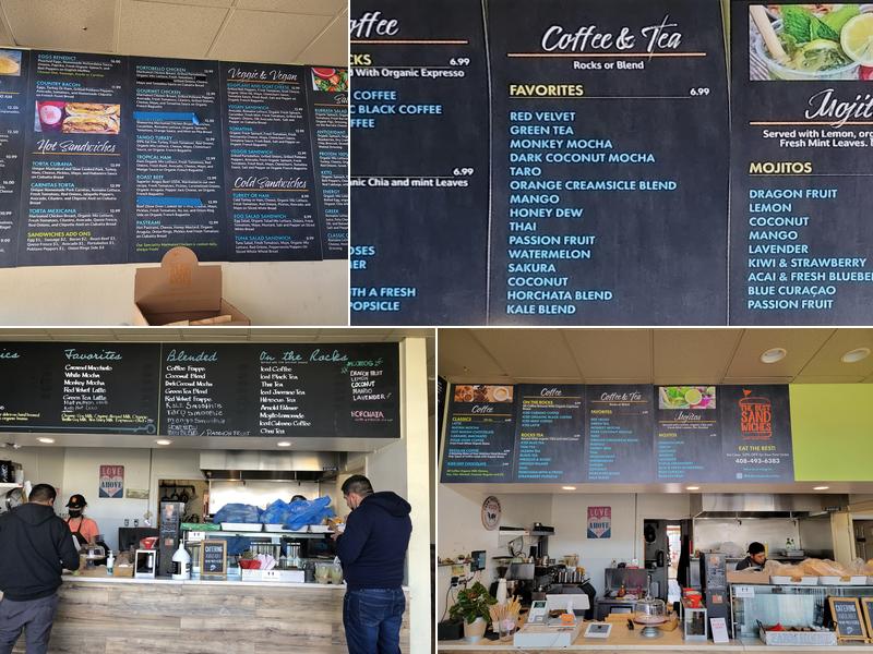 The Best Sandwiches Menu