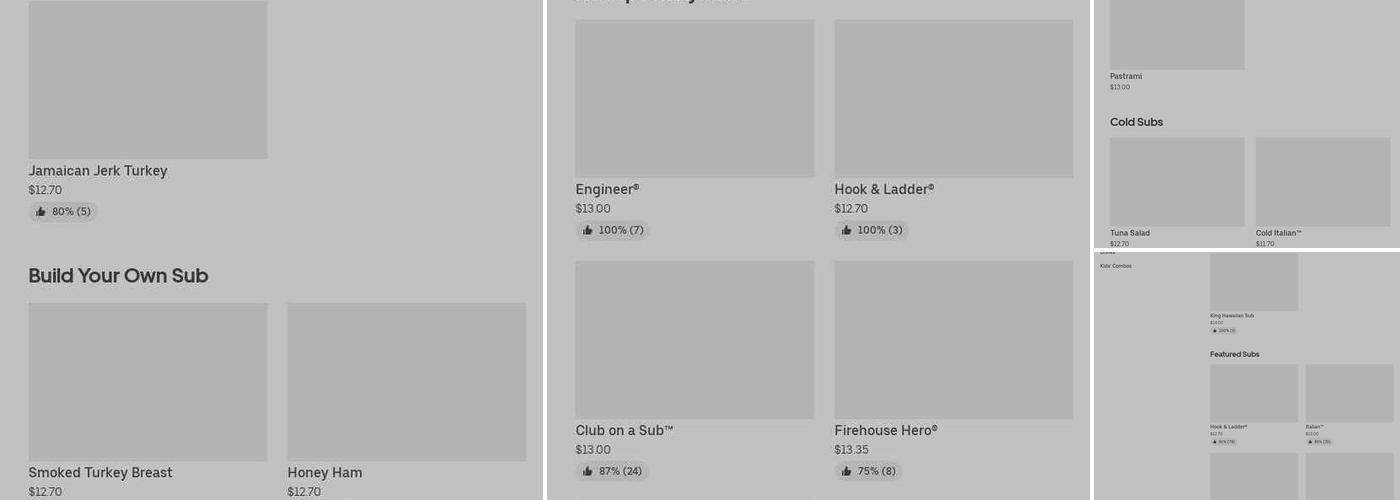 Firehouse Subs Donald Ross Rd Menu