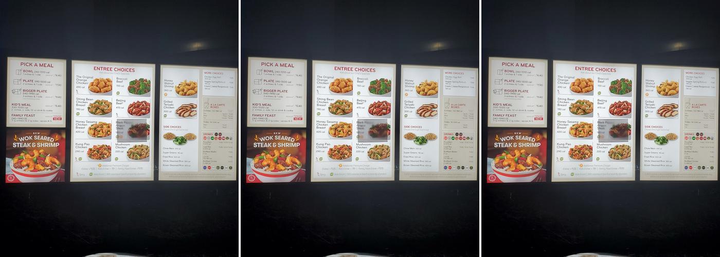 Panda Express Menu