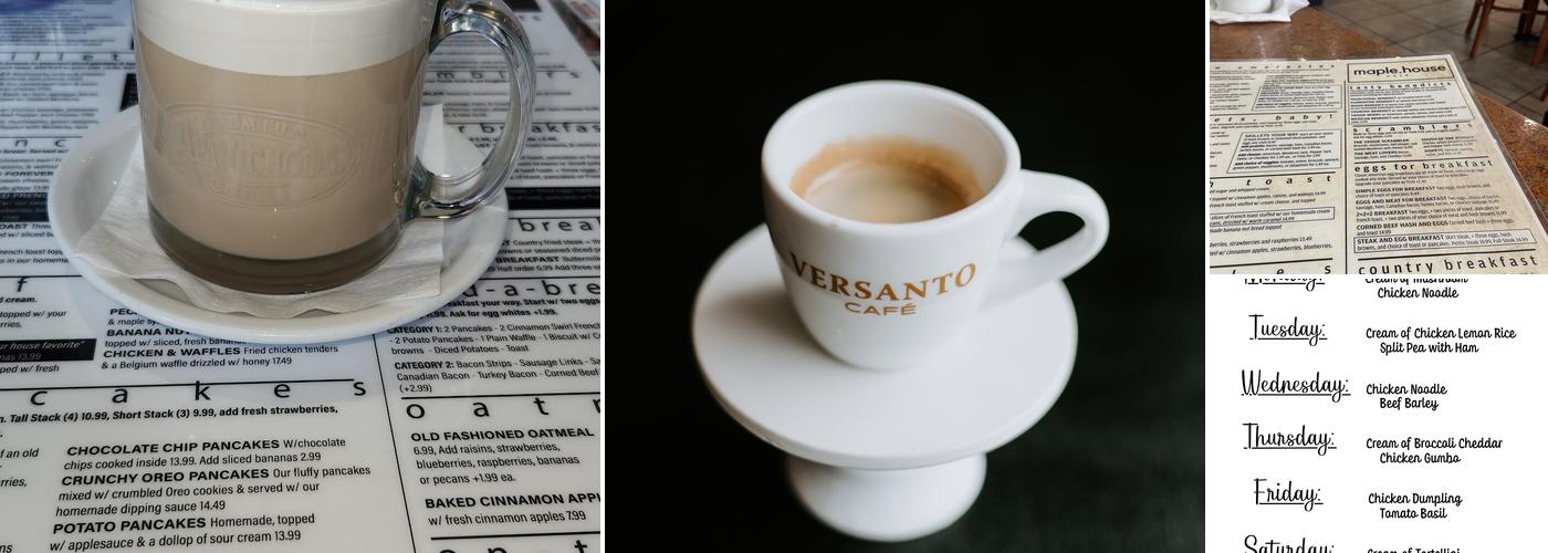 Maple House Cafe Menu