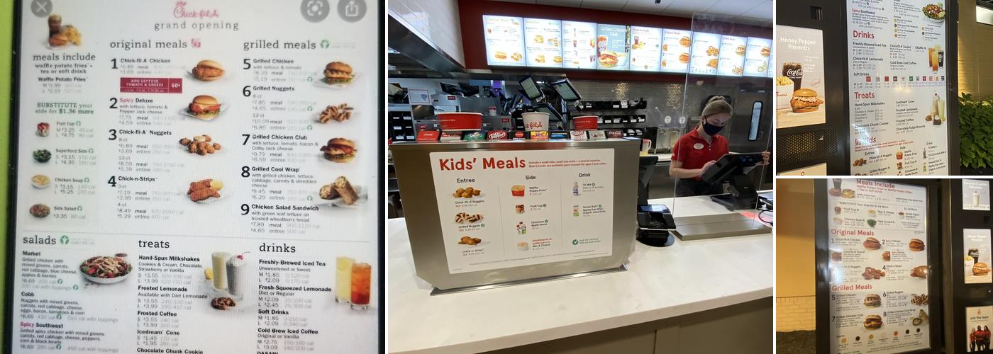 Chick-fil-A Menu