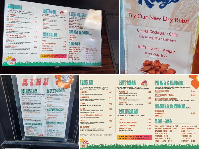 Cheeseburgers - Omaha - A take-out joint Menu