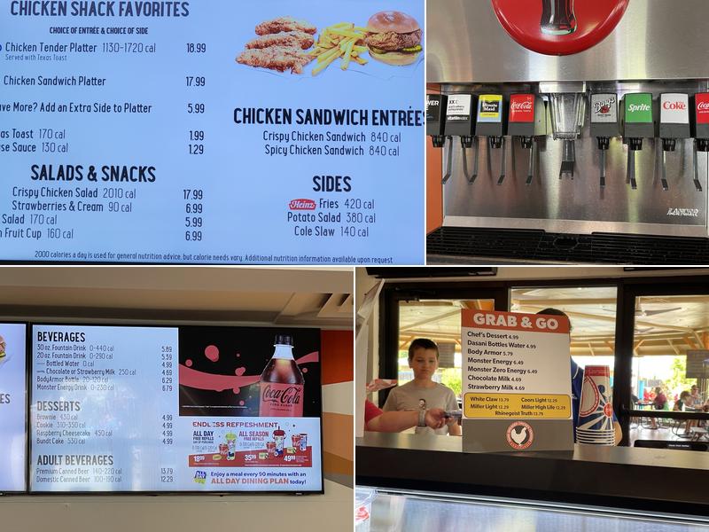 Chicken Shack Menu