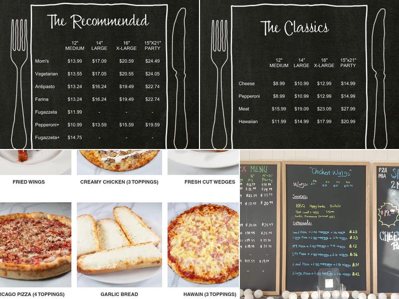 BUDDYS PIZZA Niagara Menu