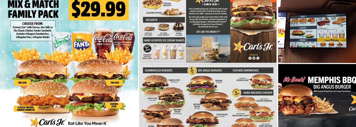 Carl's Jr. Menu