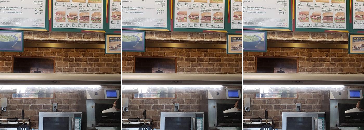 Subway Menu