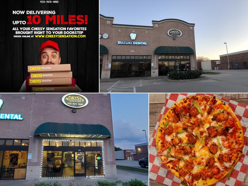 Cheesy Sensation $ (Pizza, Pasta, Sandwiches And Wings)