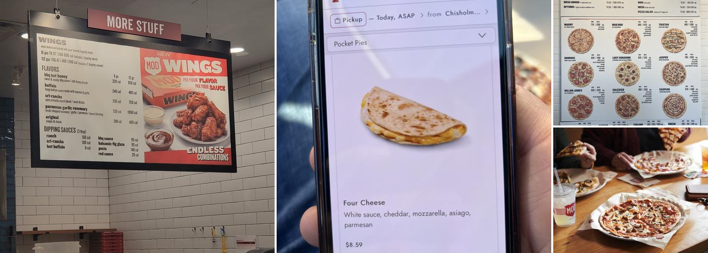 MOD Pizza Menu