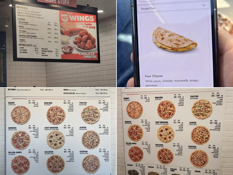 MOD Pizza Menu