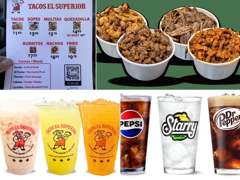 Tacos El Superior Menu