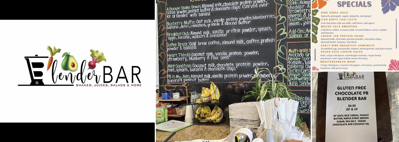 Blender Bar Menu