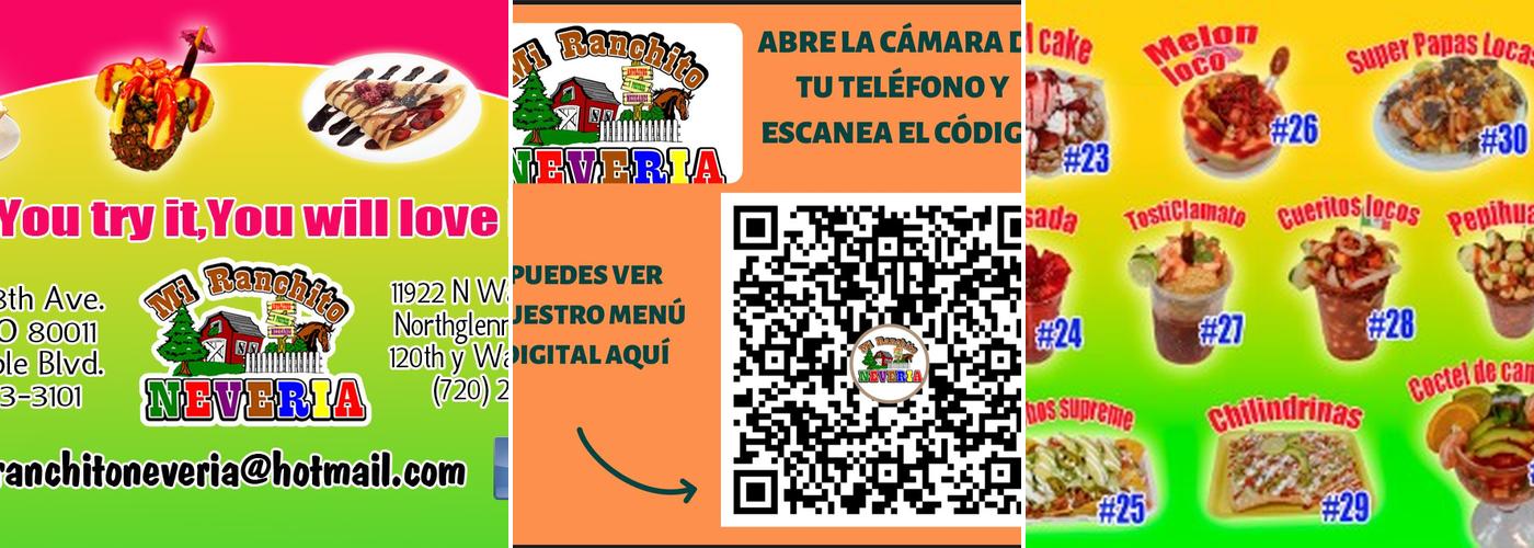 Mi Ranchito NEVERIA Menu