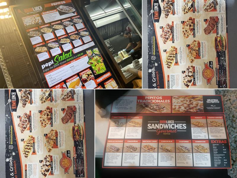Pepitos Kamalunch Menu
