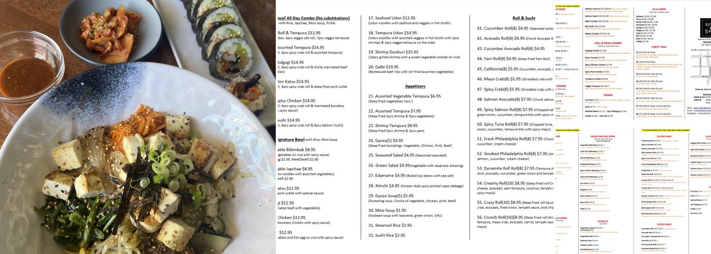 LEEKo Menu