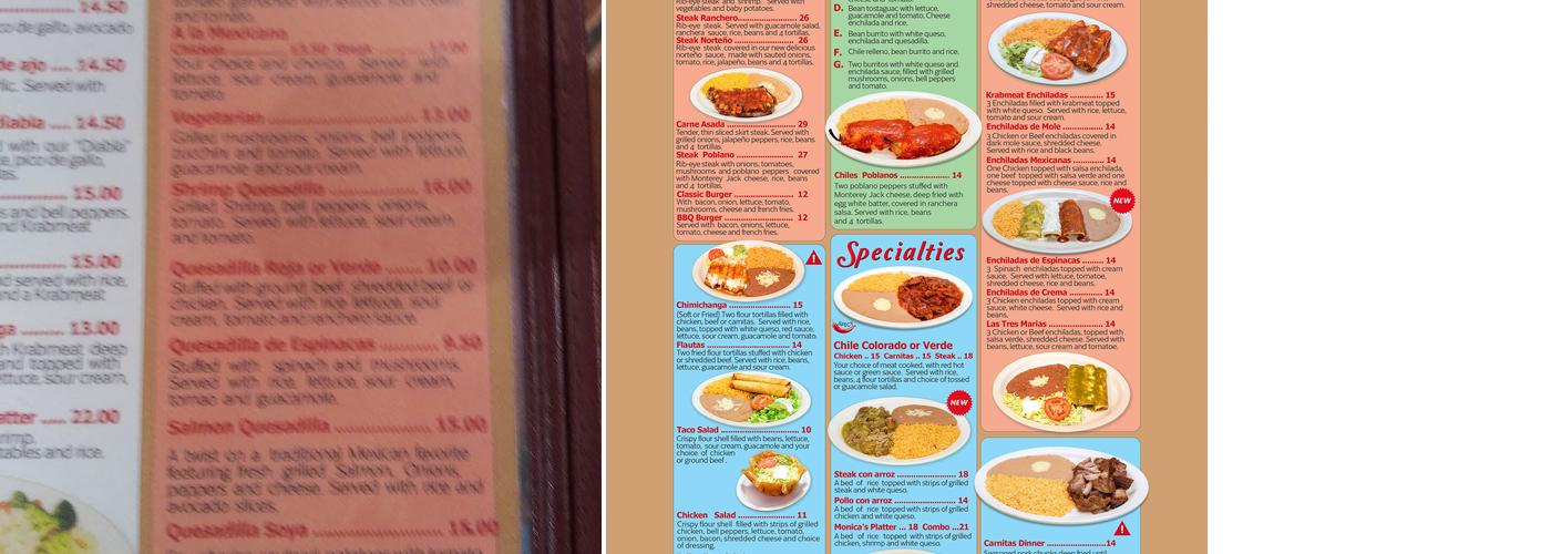 El Nopal, Floyds Knobs, IN Menu