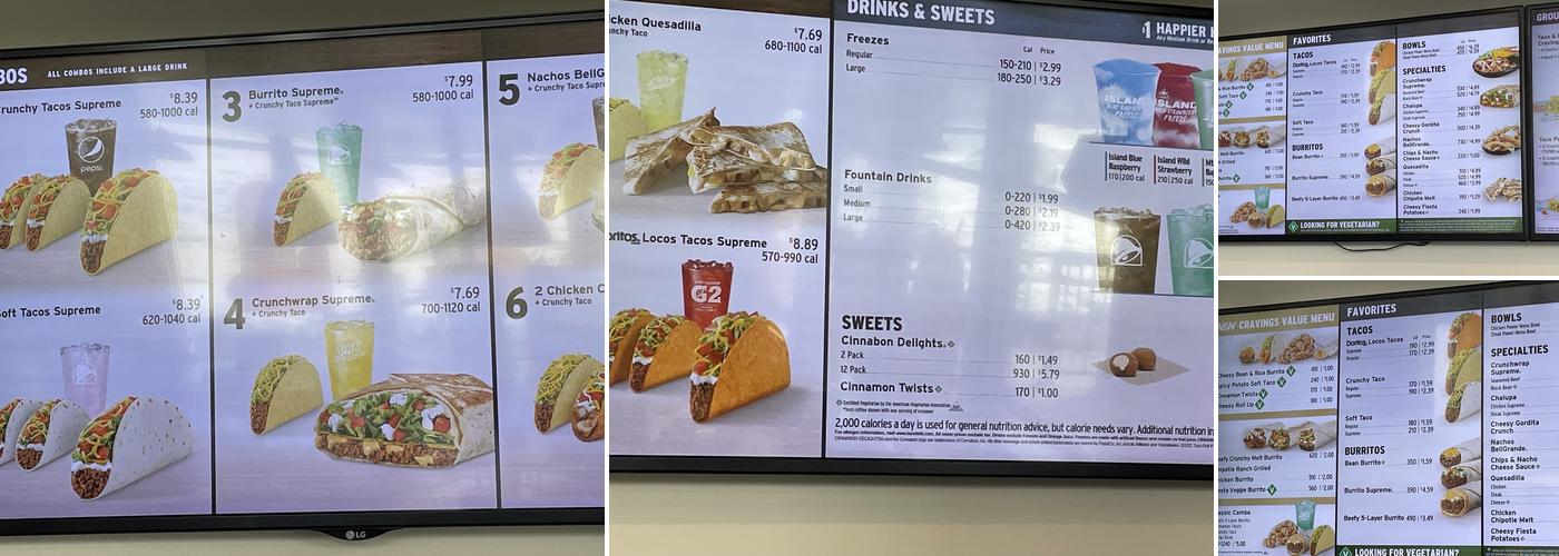 Taco Bell Menu