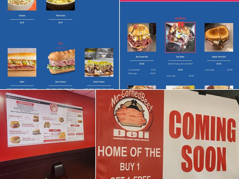 Mr. Corned Beef Menu