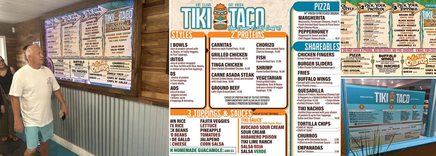 Tiki Taco Menu