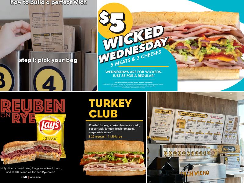 Which Wich Superior Sandwiches Menu