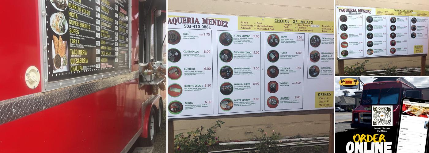Taqueria Mendez Menu