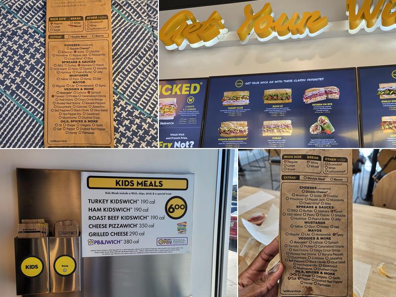 Which Wich Superior Sandwiches - Lake Wright Menu